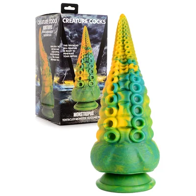 creature cocks monstropus 85 silicone tentacled monster dildo