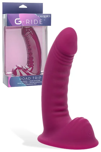 Calexotics G Ride Road Trip 5.75" G Spot Vibrator with Grinding Pad — image 7 of 18