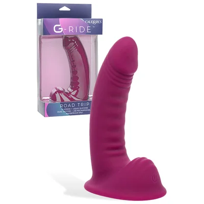 calexotics g ride road trip 575 g spot vibrator with grinding pad