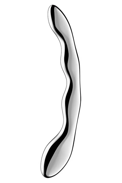 Satisfyer Cosmic Crest 2 Weighted 8" Stainless Steel Dildo — image 2 of 4