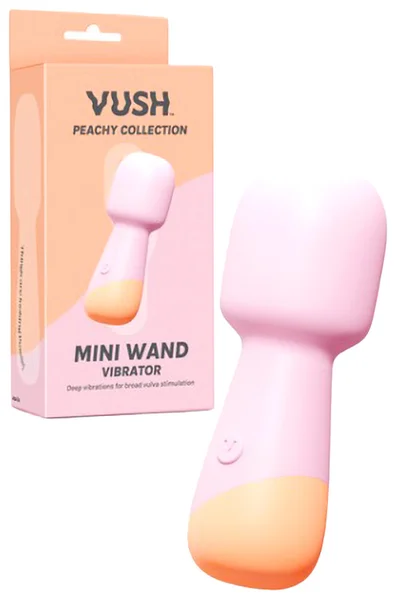 Vush Peachy 4.3" Mini Wand Vibrator — image 18 of 19