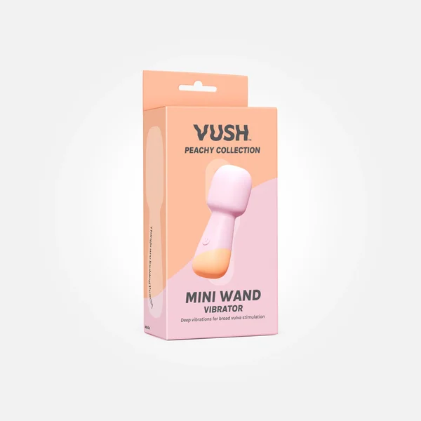 Vush Peachy 4.3" Mini Wand Vibrator — image 24 of 25