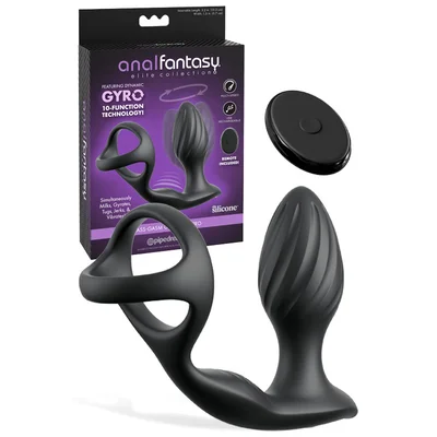 pipedream gyro milk pro 65 prostate massager with cock ring remote