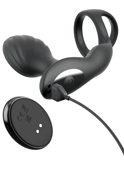 Pipedream Gyro Milk Pro 6.5" Prostate Massager with Cock Ring & Remote — image 8 of 12