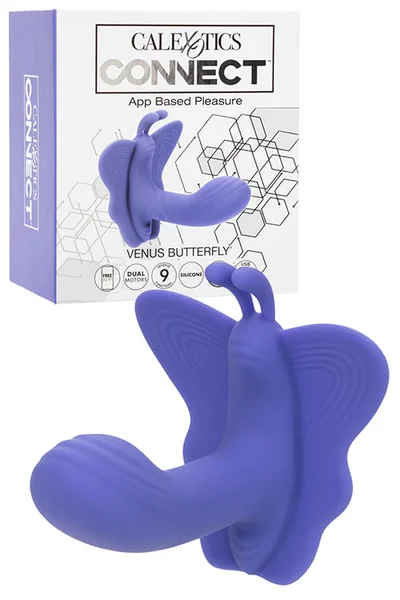 Calexotics Connect Venus Butterfly 3.75" App Controlled Vibrator — image 6 of 10