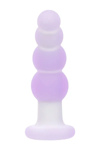 Calexotics Lavender Haze 4.25" Beaded Curved Anal Probe — image 2 of 18