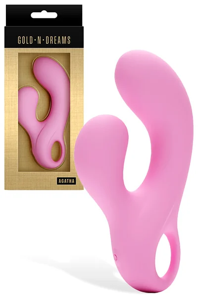 nsnovelties Gold n Dreams Agatha 5.1" Rabbit Vibrator — image 4 of 6