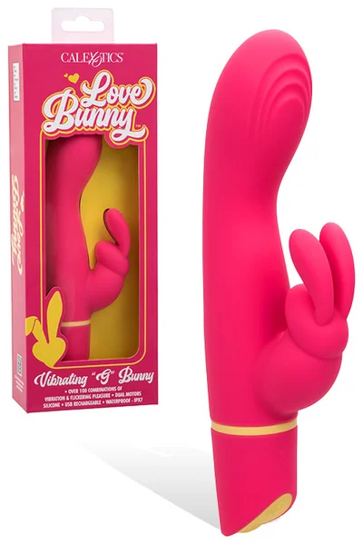 Calexotics Vibrating G Bunny 7.5" Silicone Rabbit Vibrator — image 6 of 10
