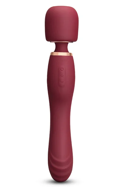 Le Wand Flat Top Fusion 8.75" Double Ended G Spot & Wand Vibrator — image 2 of 6