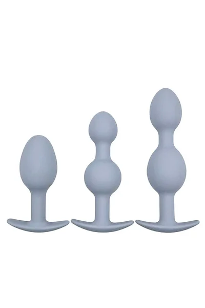 Adam and Eve Vibra Ball 3 Piece Weighted Vibrating Butt Plug Set — image 7 of 15