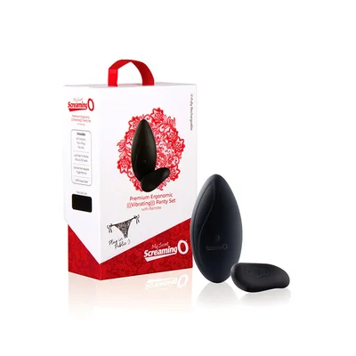 screaming o ergonomic vibrating panty set