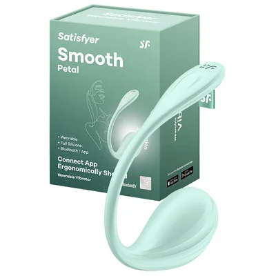 satisfyer smooth petal app controlled 94 wearable egg vibrator