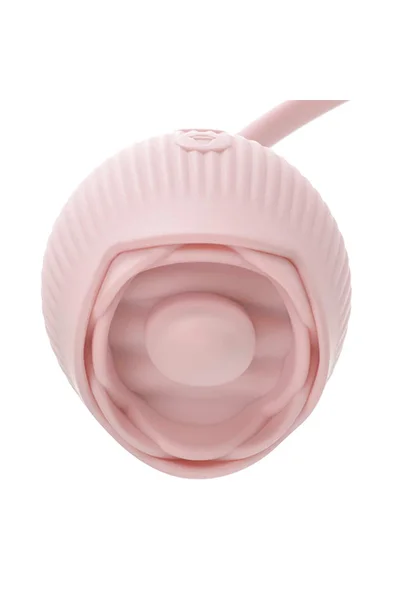 Adam and Eve Thrust and Tickle Rose 14.1" Flickering Clitoral Tickler and Thrusting Bullet — image 4 of 12