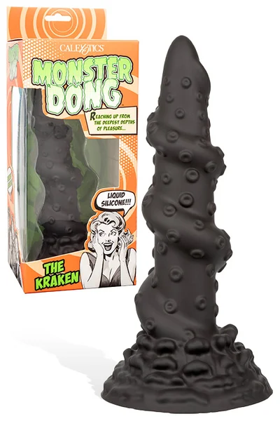 Calexotics The Kraken 8" Liquid Silicone Monster Dildo — image 6 of 10