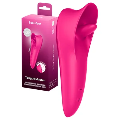 satisfyer tongue master 56 flicking tongue clitoral vibrator