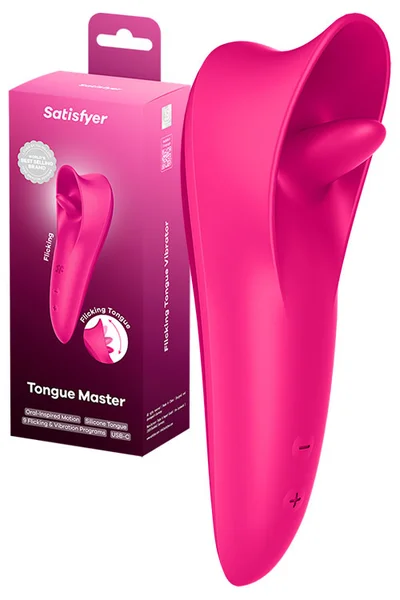 Satisfyer Tongue Master 5.6" Flicking Tongue Clitoral Vibrator — image 8 of 12