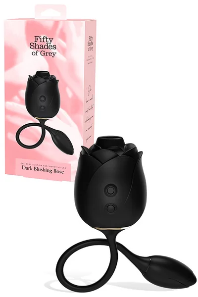 Fifty Shades Dark Rose Clitoral Suction Stimulator & Vibrating Egg — image 3 of 6
