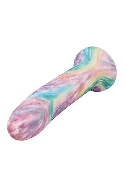 Adam and Eve Rainbow Galaxy 5.5" Suction Cup G-Spot Dildo — image 6 of 6