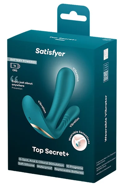 Satisfyer Top Secret Battery Operated Internal Wearable Vibrator — image 12 of 18