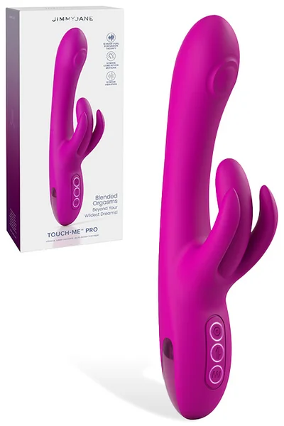 JimmyJane Touch Me Pro 9.25" Rabbit Vibrator with Dual Pulse G Spot Stimulation & Triple Prong Rabbit Clitoral Stimulator — image 6 of 10