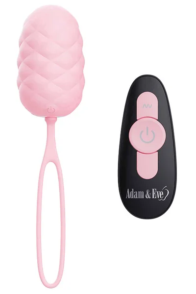 Adam and Eve Pillow Talk 5.8" Vibrating Egg with Remote Control — image 11 of 15