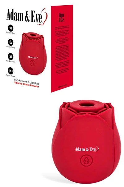 Adam and Eve Eves 2.5" Ravishing Rose Suction Clitoral Vibrator — image 9 of 12