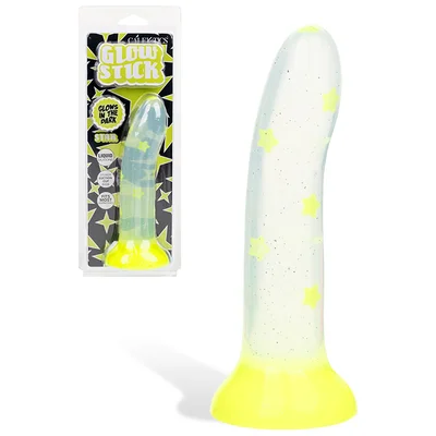 calexotics glow stick star 6 liquid silicone dildo