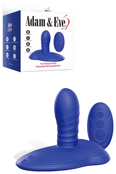Adam and Eve Midnight Rider 6.1" Remote Controlled Thrusting Vibrating Grinder — image 4 of 9