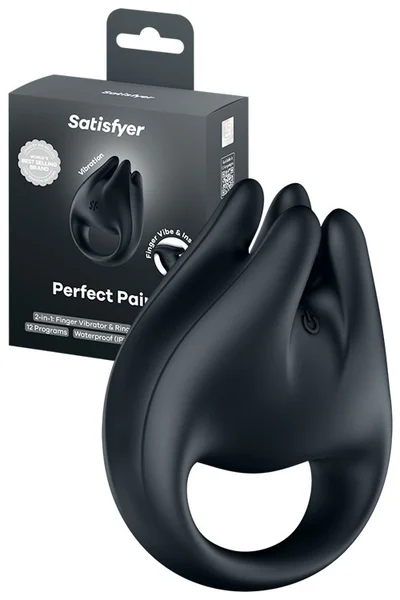 Satisfyer Perfect Pair 1 3" 2-In-1 Finger & Couples Vibrator — image 7 of 18