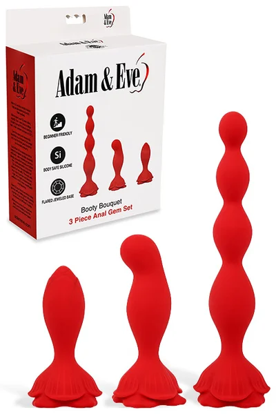 Adam and Eve Booty Bouquet 3 Piece Rose Anal Training Kit — image 6 of 15