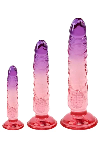 Adam and Eve Dreams 3 Piece Textured Dildo Set — image 14 of 18