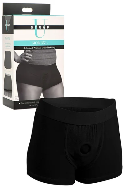 Strap U Boyshort Harness with Built In O Ring — image 5 of 6
