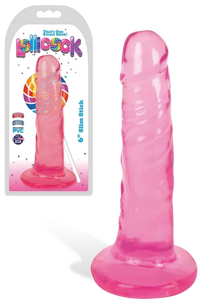 XR Brands Lollicocks 6" Slim Stick Dildo — image 3 of 4