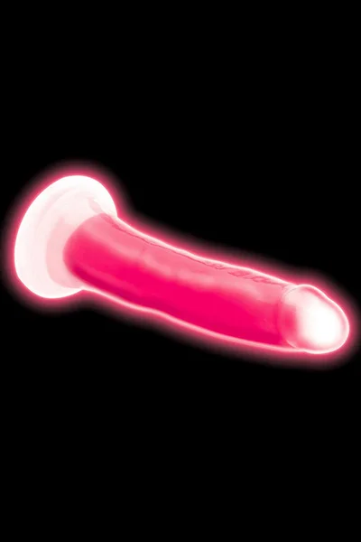 XR Brands Lollicock 8.2" Silicone Glow In The Dark Dildo — image 6 of 6