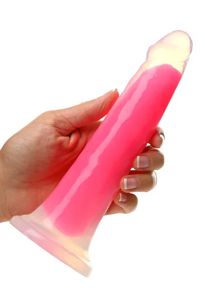 XR Brands Lollicock 8.2" Silicone Glow In The Dark Dildo — image 4 of 6