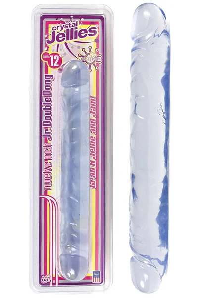Doc Johnson Super Jelly Realistic Double Ended 12" Dildo — image 10 of 18