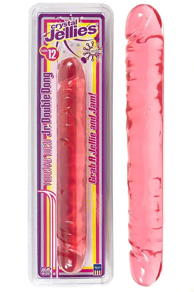 Doc Johnson Super Jelly Realistic Double Ended 12" Dildo — image 13 of 18