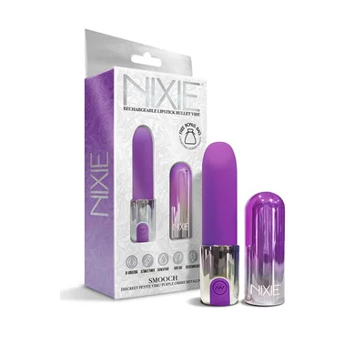 global novelties nixie smooch rechargeable lipstick 375 bullet vibrator