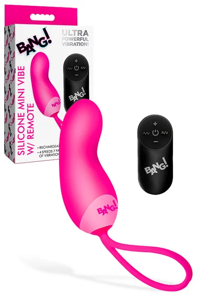 Bang 3.7" Remote Controlled Silicone Mini Vibrator — image 5 of 12