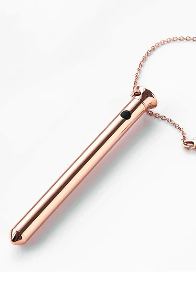 Crave Pleasure Jewelry 3.8" Vesper 2 Necklace Vibrator — image 2 of 6