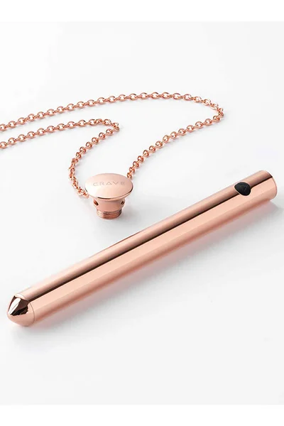 Crave Pleasure Jewelry 3.8" Vesper 2 Necklace Vibrator — image 3 of 6