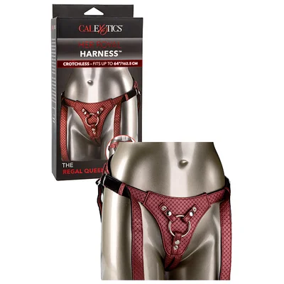 calexotics the regal queen strap on harness