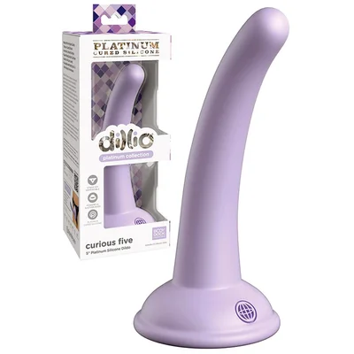 dillio platinum cured silicone 575 slim fit dildo