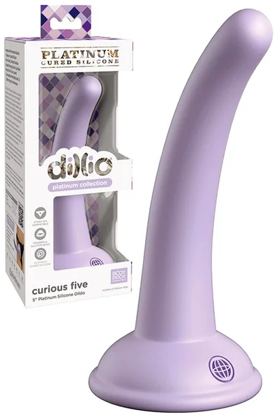 Dillio Platinum Cured Silicone 5.75" Slim Fit Dildo — image 11 of 15