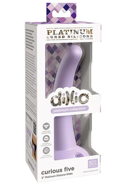 Dillio Platinum Cured Silicone 5.75" Slim Fit Dildo — image 5 of 5