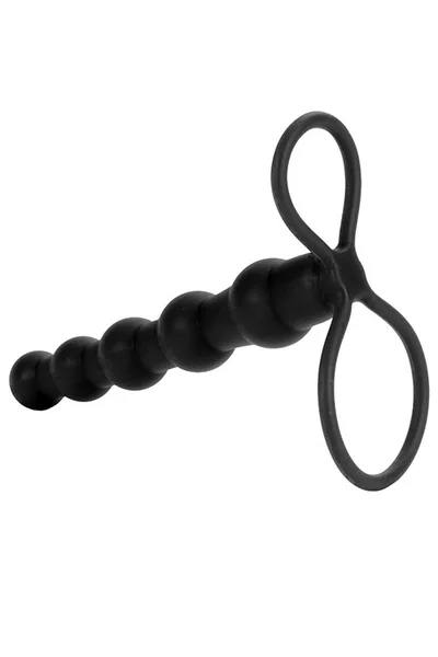 Calexotics Silicone Beaded 5.75” Dual Penetrator Strap On — image 17 of 18