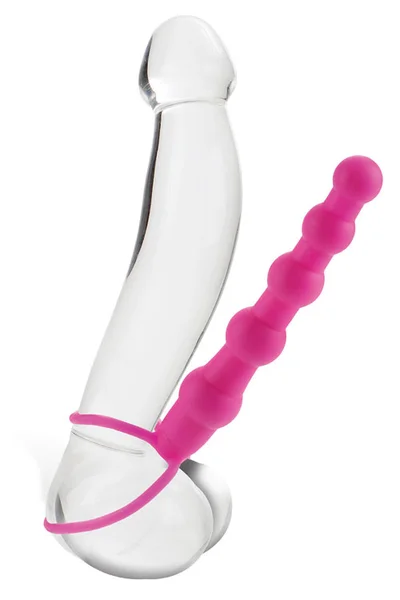 Calexotics Silicone Beaded 5.75” Dual Penetrator Strap On — image 13 of 18