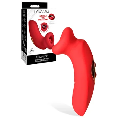 lickgasm plump kiss 56 sucking vibrating clitoral stimulator