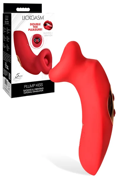 Lickgasm Plump Kiss 5.6" Sucking & Vibrating Clitoral Stimulator — image 4 of 6