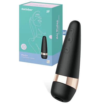 satisfyer pro 3 plus air pulse vibrating clitoral stimulator